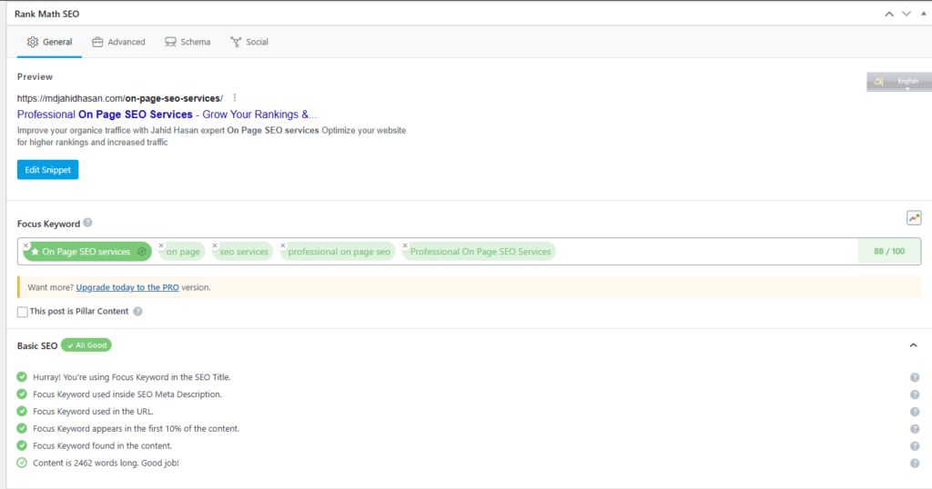 Professional On Page SEO Services - mdjahidhasan
